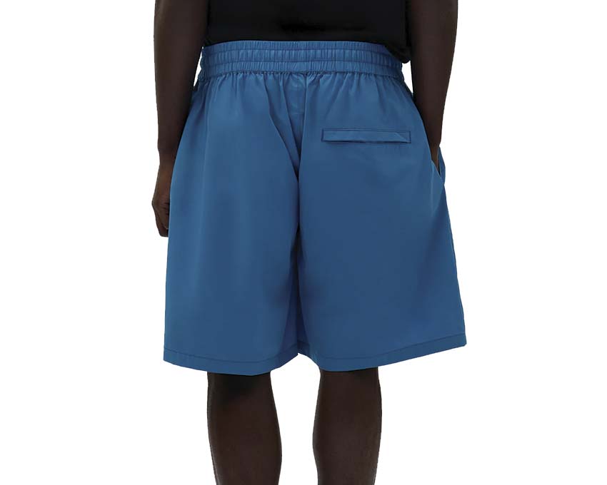 Arte Birds Logo Shorts Bleu détail — imprimé oiseaux signature Arte