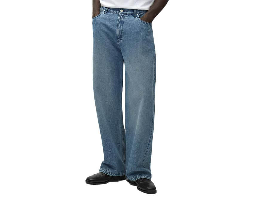 Arte Circle Logo Pocket Pants vue latérale — pantalon homme coupe droite logo