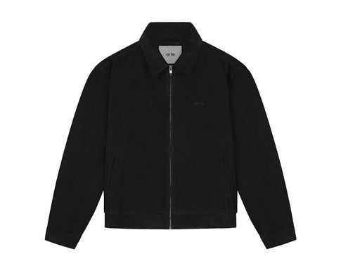 Arte Corduroy Jacket Black — Herren-Jacke Cord schwarz