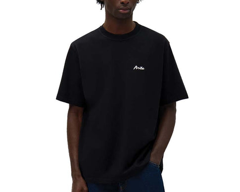 Arte Elements Print T-shirt Black — t-shirt homme imprimé éléments graphiques
