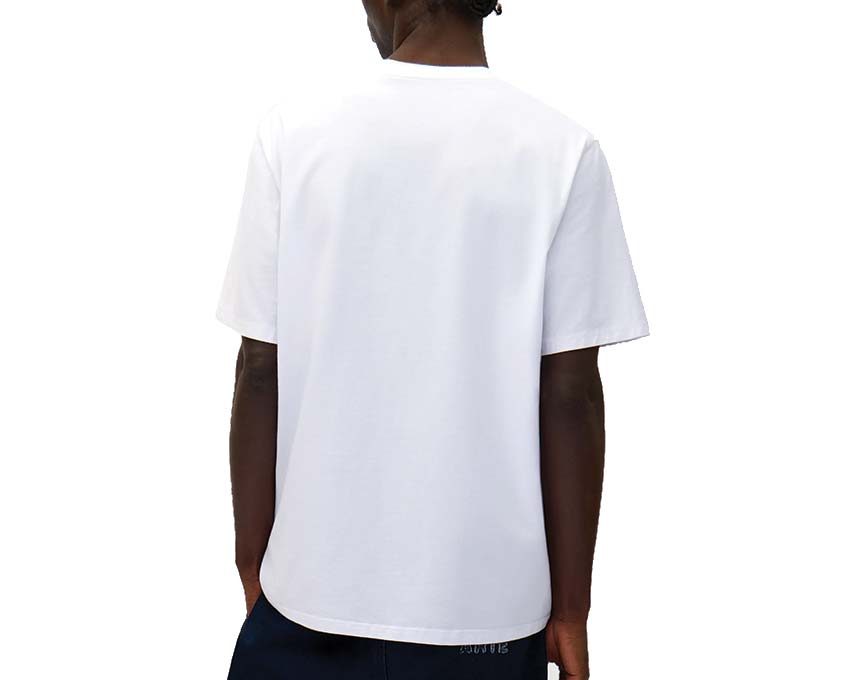 Arte Heart Logo T-shirt White vue latérale — détail cœur poitrine