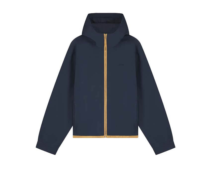 Arte Linen Tape Hooded Jacket — men's linen hooded jacket with tape detail