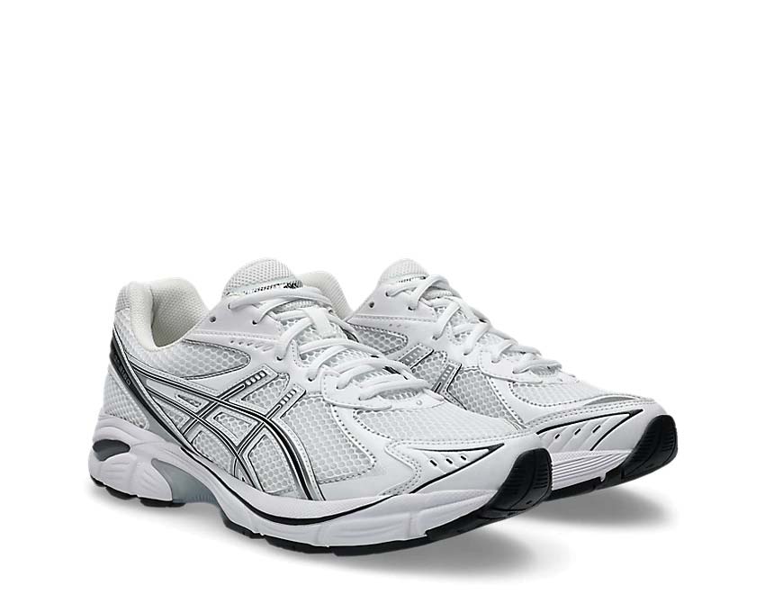 Asics GT-2160 Pure Silver White/Pure Silver vue latérale — tige mesh et suède rétro