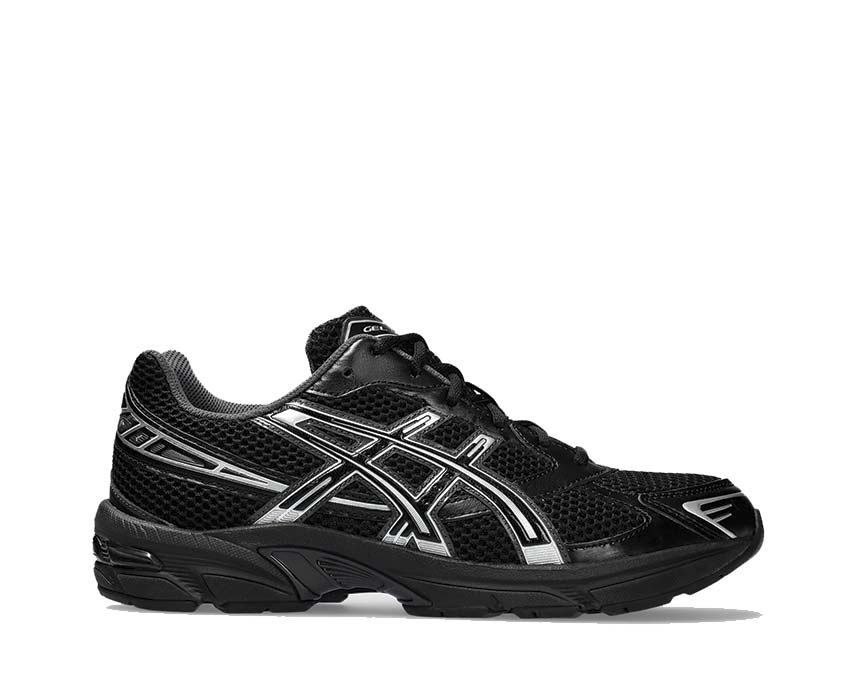 Asics Gel 1130 Black Pure Silver — sneakers rétro homme mesh noir argent noirfonce