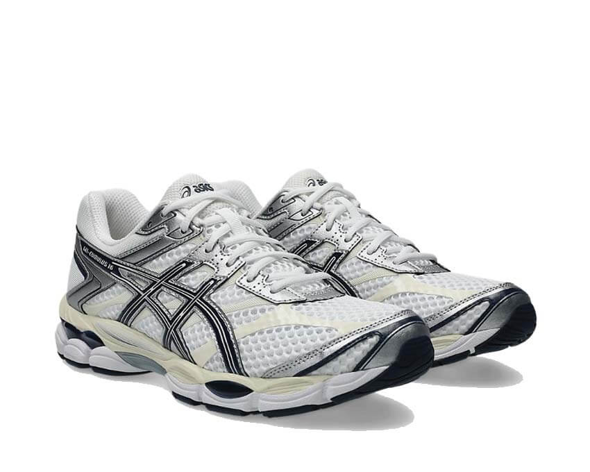 Asics Gel Cumulus 16 Midnight vue latérale — tige mesh respirante