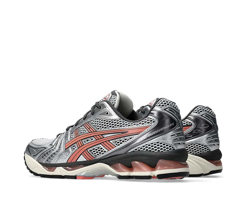 Asics Gel Kayano 14 Papaya White/Papaya suela — amortiguación Gel delantera/trasera