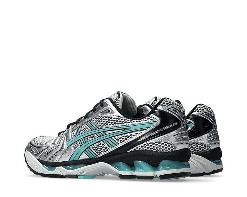 Asics Gel Kayano 14 Waterfall White/Waterfall suela — amortiguación Gel delantera/trasera