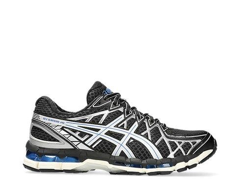 Asics Gel Kayano 20 Black Silver Black/Pure Silver — running homme stabilité dynamique