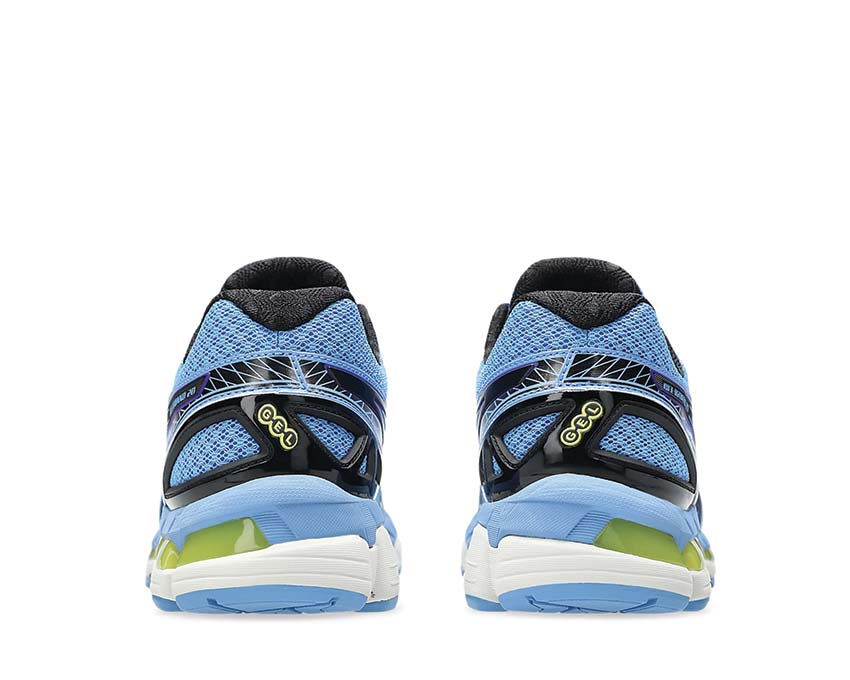 Asics Gel Kayano 20 Blue Neptune/Black détail — mesh et overlay structurant