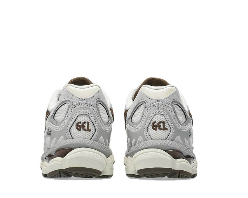 Asics Gel NYC Cream/Cement Grey semelle — amorti GEL Cumulus rétro