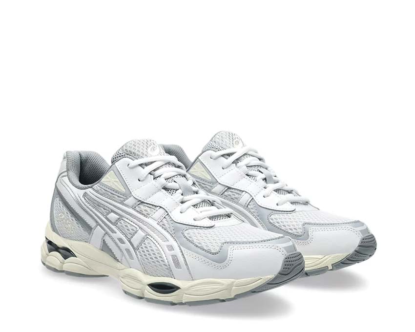 Asics Gel NYC 2055 Glacier Grey/White Seitenansicht — Lifestyle Plattform Retro