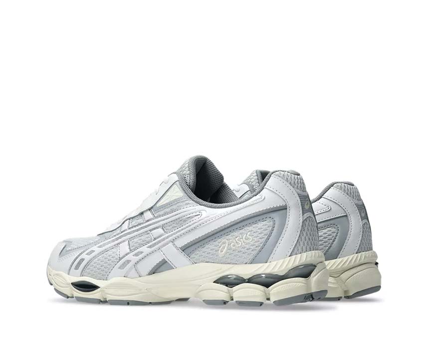 Asics Gel NYC 2055 Glacier Grey/White Sohle — Retro Plattform Dämpfung