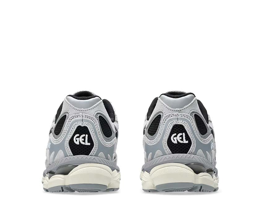 Asics Gel NYC Piedmont Grey Black/Piedmont Grey dettaglio — mesh e pelle urbana