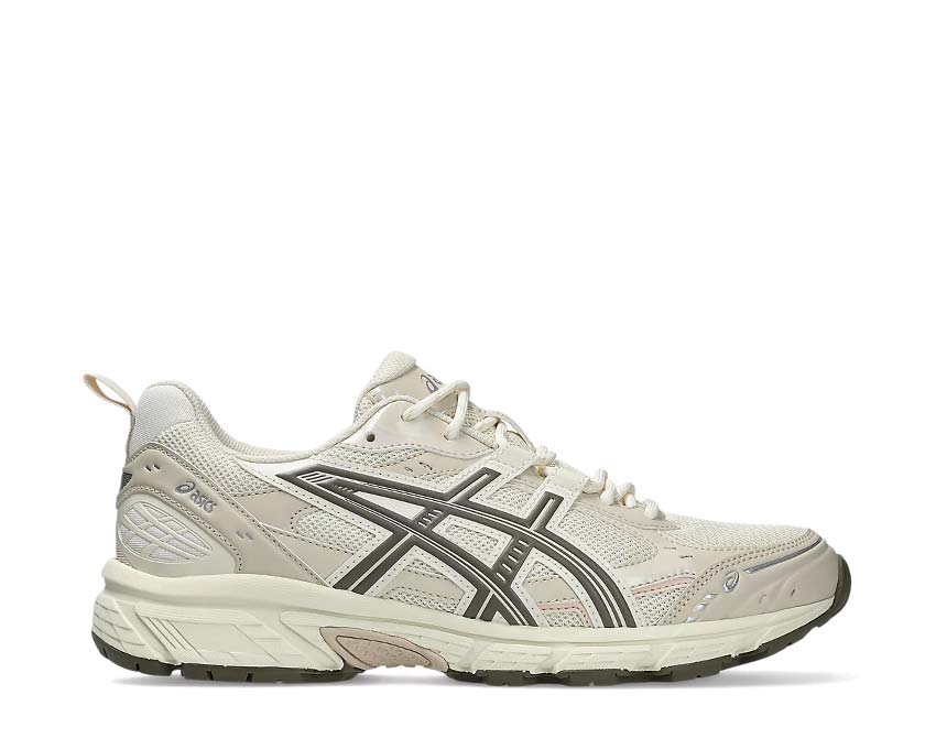 Asics Gel Nunobiki Cream/Mineral Beige — Herren-Laufschuh leichtes Knit-Material