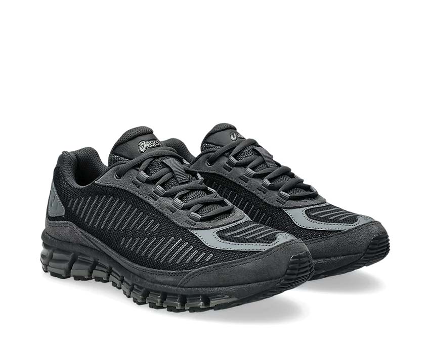 Asics Gel Quantum 360 I Amp Graphite Grey Black vue latérale — tige mesh structurée
