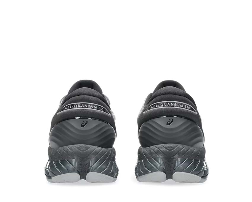 Asics Gel Quantum 360 VIII Clay Grey/Black détail — mesh et TPU structurant