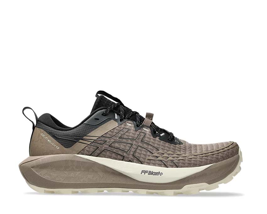 Asics Gel Trabuco 13 Taupe Grey / Black — trail running amorti GEL | noirfonce.eu