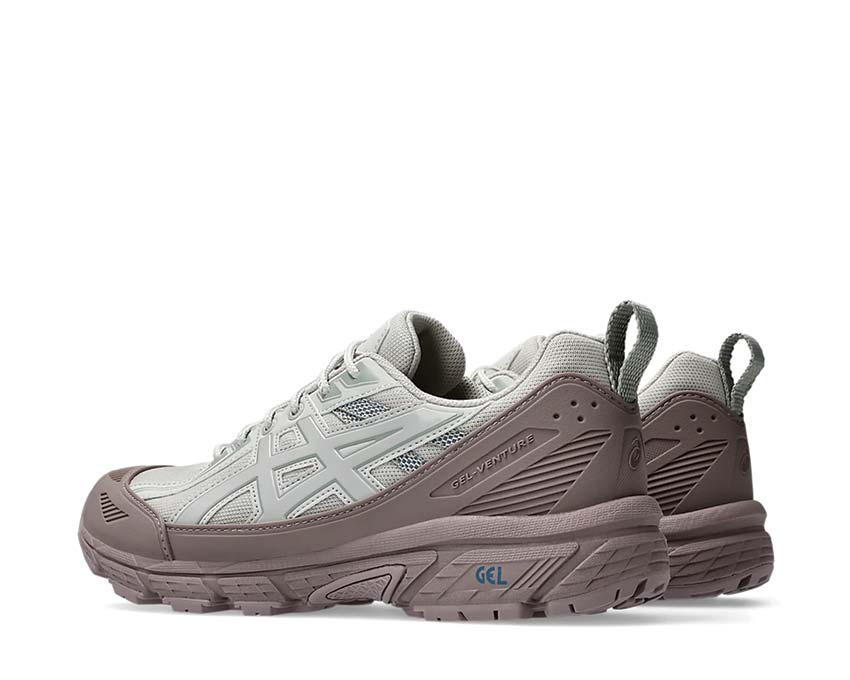Asics Gel Venture 6 Shield Mauve Grey/Oyster Grey détail — renfort imperméable GTX