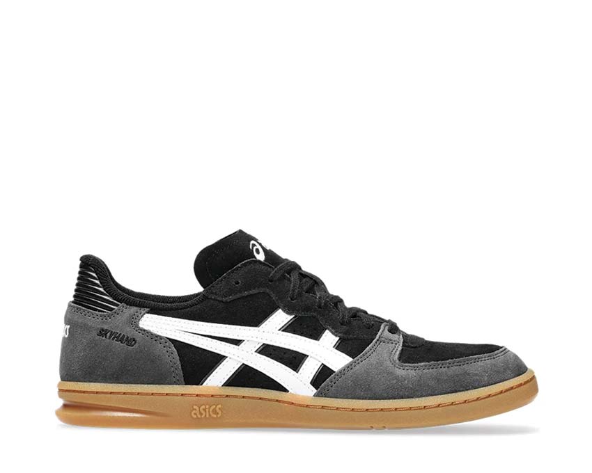 Asics Skyhand OG Black/White — zapatilla running mujer lifestyle parte superior cuero y mesh