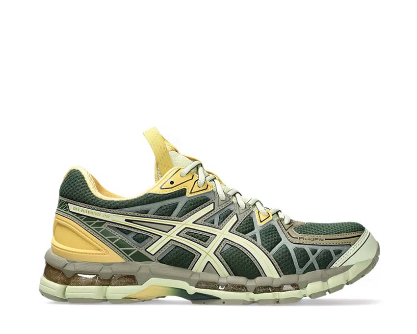 Asics UB10-S Gel Kayano 20 Kiko Kostadinov Hunter Green/Jade — collaboration design GT-2160 remixé