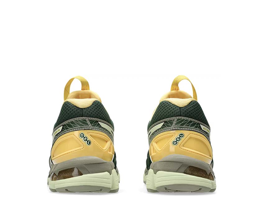 Asics UB10-S Gel Kayano 20 Kiko Kostadinov Hunter Green/Jade détail — tige collaboration