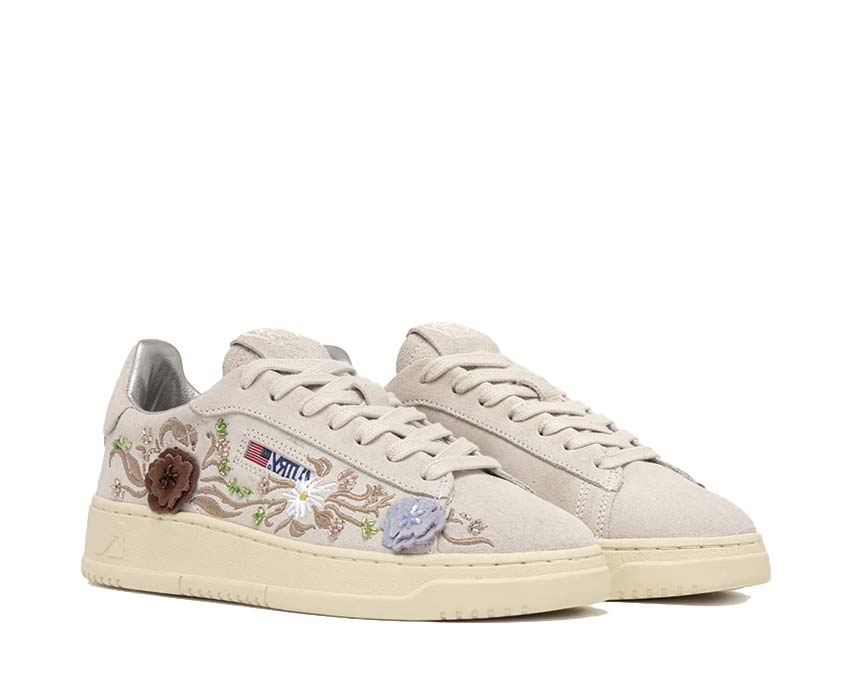 Autry Dallas Low W Floral Multicolor semelle — semelle gomme Dallas sport femme