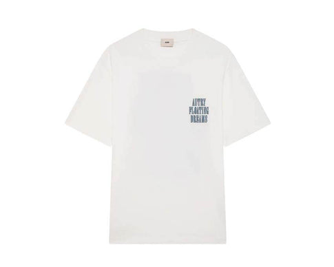 Autry Camiseta Floating Dreams Blanca — camiseta gráfica algodón premium lifestyle italiano