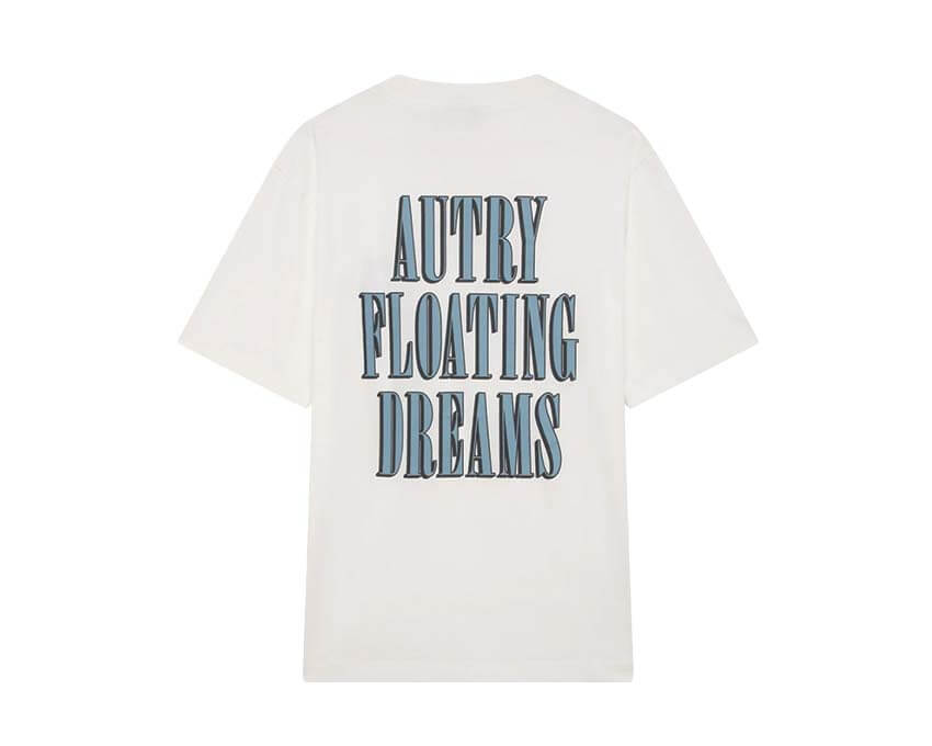 Autry Camiseta Floating Dreams Blanca trasera — trasera algodón Autry Floating Dreams