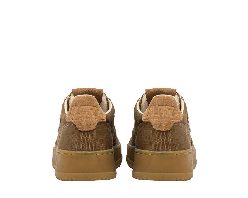 Autry Medalist Low Jap Canvas Tanzine détail — logo Autry
