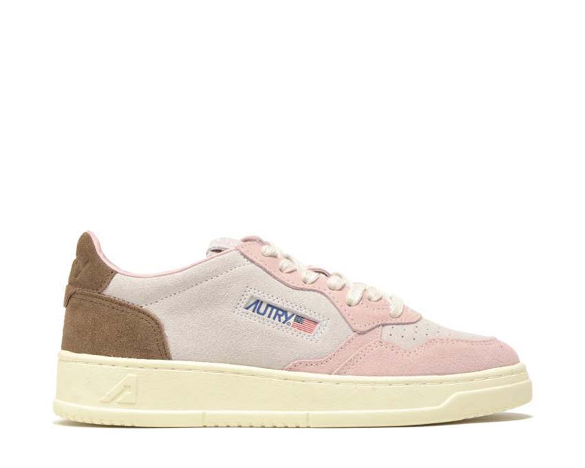 Autry Medalist Low W Nubuck Suede Nugget Loft — sneaker femme cuir rétro sport