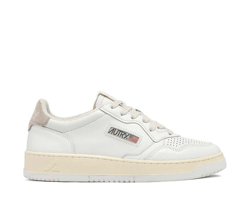 Autry Medalist Low Virgin Sponge White Ivory — zapatilla hombre cuero retro sport
