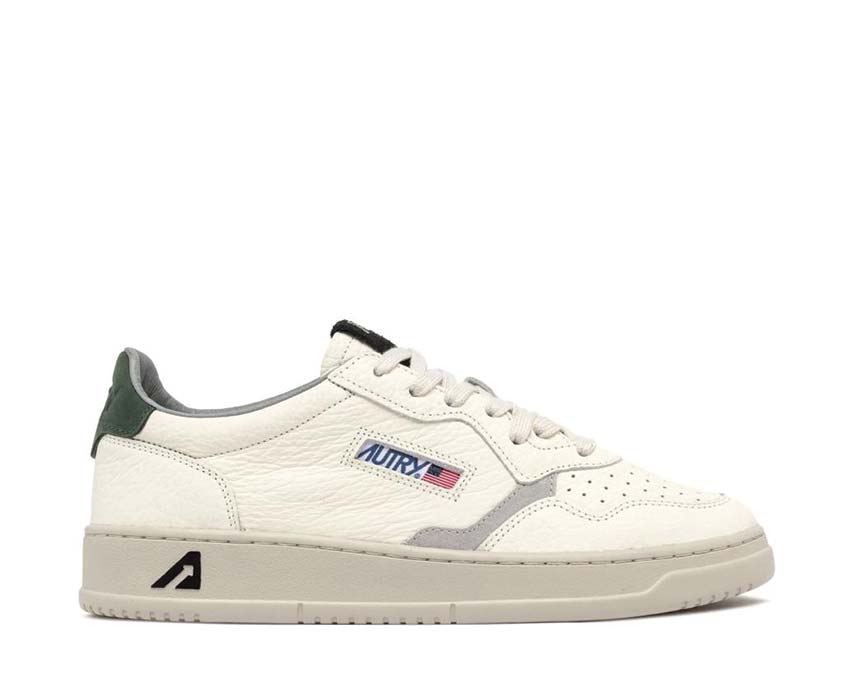 Autry Medalist Low Nbk Suede Mint Loft — sneaker homme daim menthe