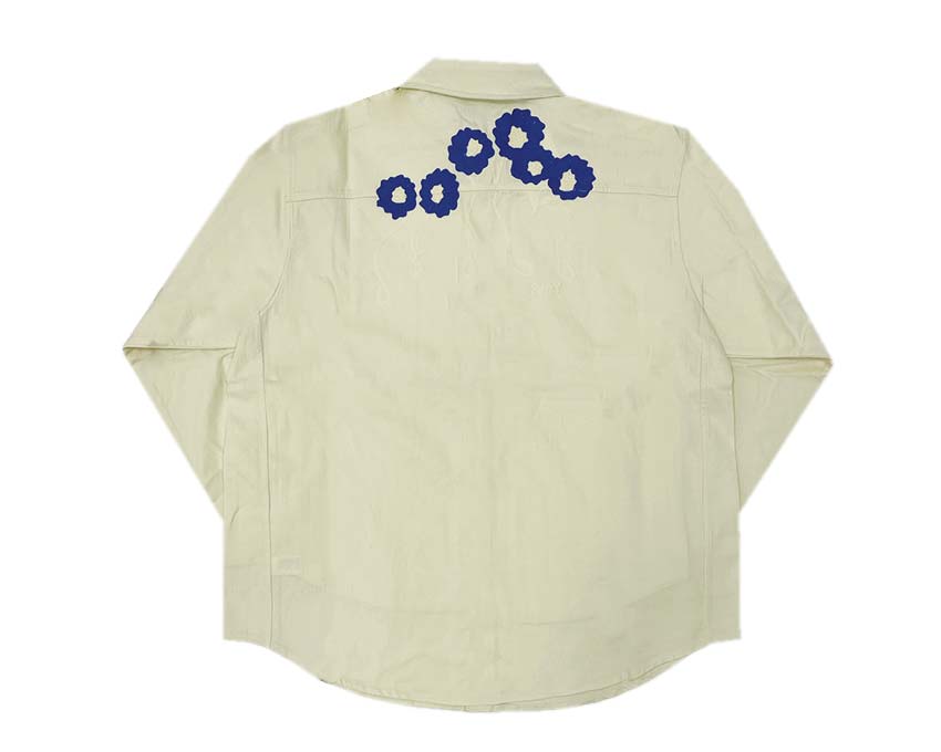 Autry Overshirt Jacket Crème dos — dos veste chemise coton crème premium Autry