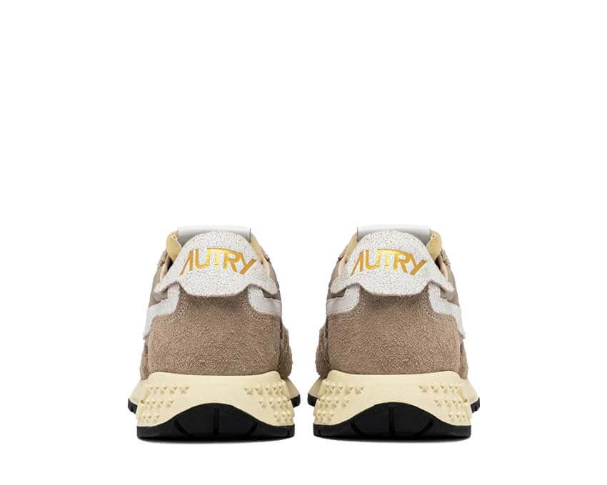 Autry Reelwind Low Pepper dettaglio — logo Autry mesh grigio