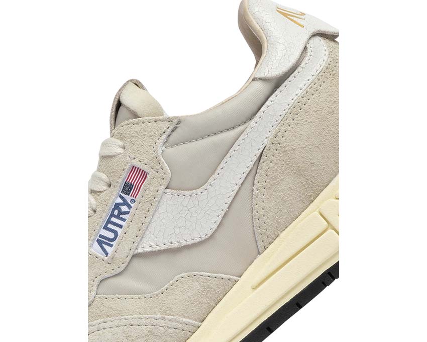 Autry Reelwind Low Pastel vue latérale — cuir pastel Reelwind Low femme
