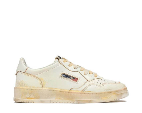 Autry Medalist Low Super Vintage — sneakers homme cuir vintage lifestyle premium