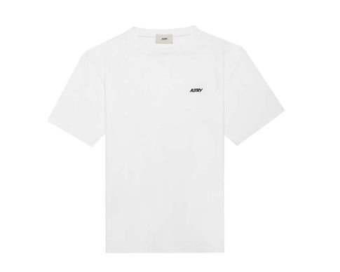 Autry Camiseta Cotton White — camiseta hombre algodón blanco logo bordado Autry