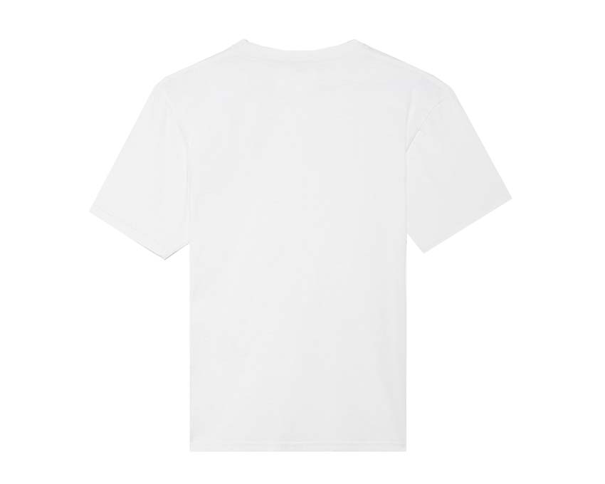 Autry Camiseta Cotton White detalle — bordado logo blanco Autry