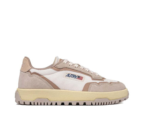 Autry Wildpace Low W Dragon/Nubuck Whisky/Sable — sneaker femme nubuck motif dragon