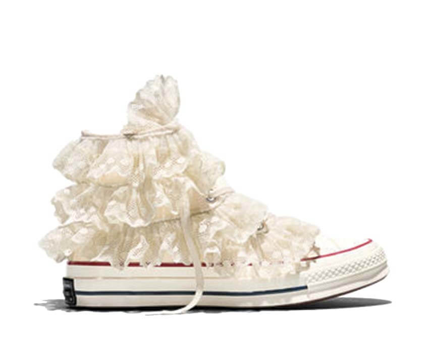 Converse Chuck 70 Canvas Egret Crochet — sneaker femme toile crochet blanc crème artisanal