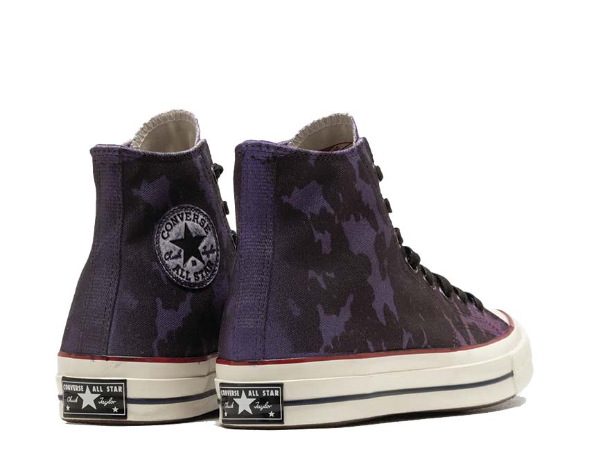 Converse Chuck 70 Canvas Ltd Graphic Purple semelle — semelle vulcanisée violet épaissie