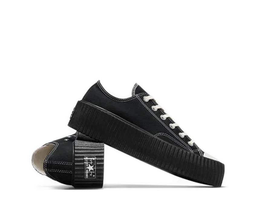 Converse Chuck 70 Canvas Ltd Black Up-Black semelle — semelle vulcanisée