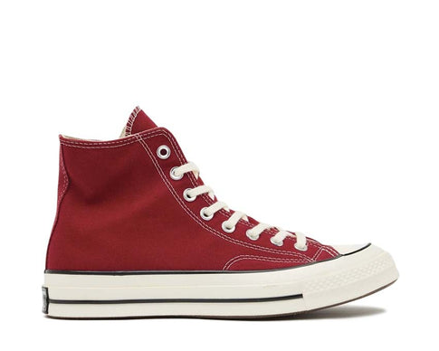 Converse Chuck 70 Classic Hi Red Egret — sneaker femme toile rouge crème