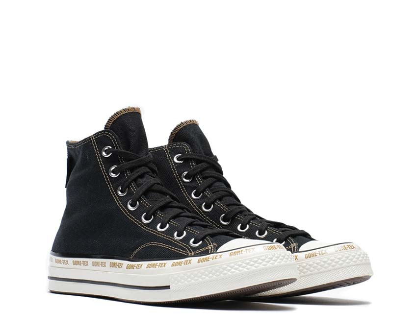 Converse Chuck 70 Gore-Tex Black/Toadstool vue latérale — tige imperméable Gore-Tex