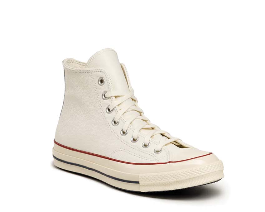 Converse Chuck 70 Hi Brown/Carolina Blue vue latérale — tige haute toile bicolore marron bleu