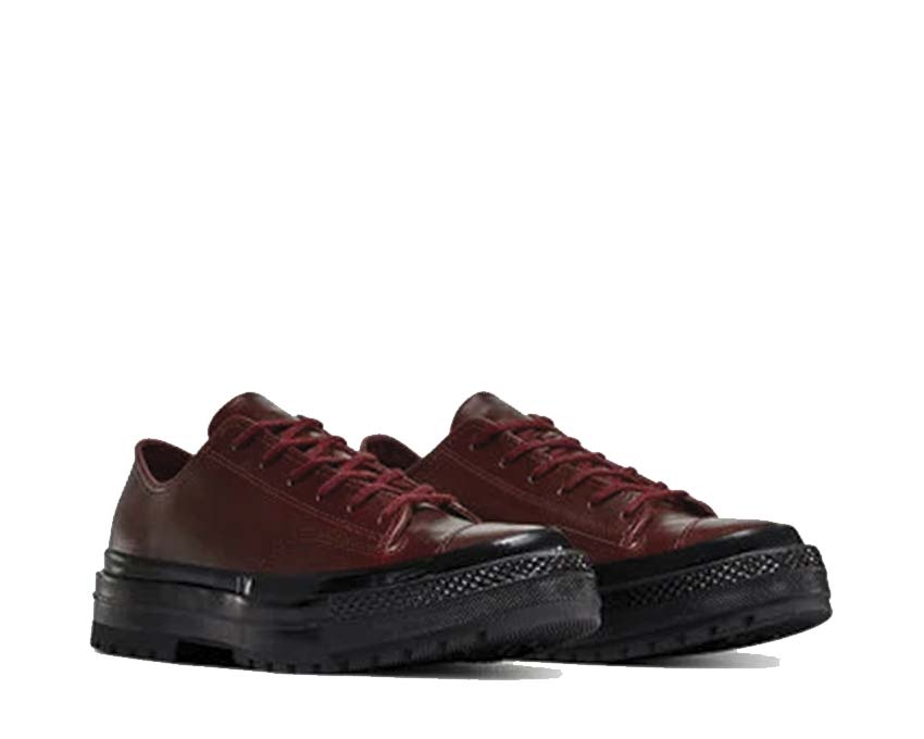 Converse Chuck 70 National OX Rottin Apple vue latérale — profil low vert pomme monochrome