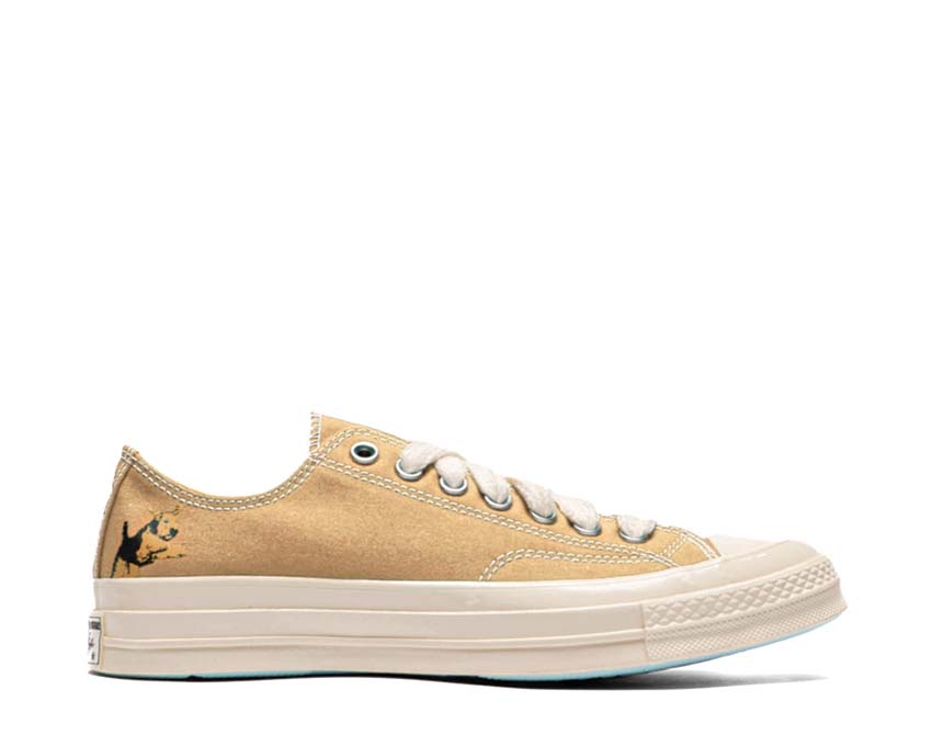 Converse Golf Le Fleur Chuck 70 OX Apricot Cream — Herren-Sneaker Collab Aprikose