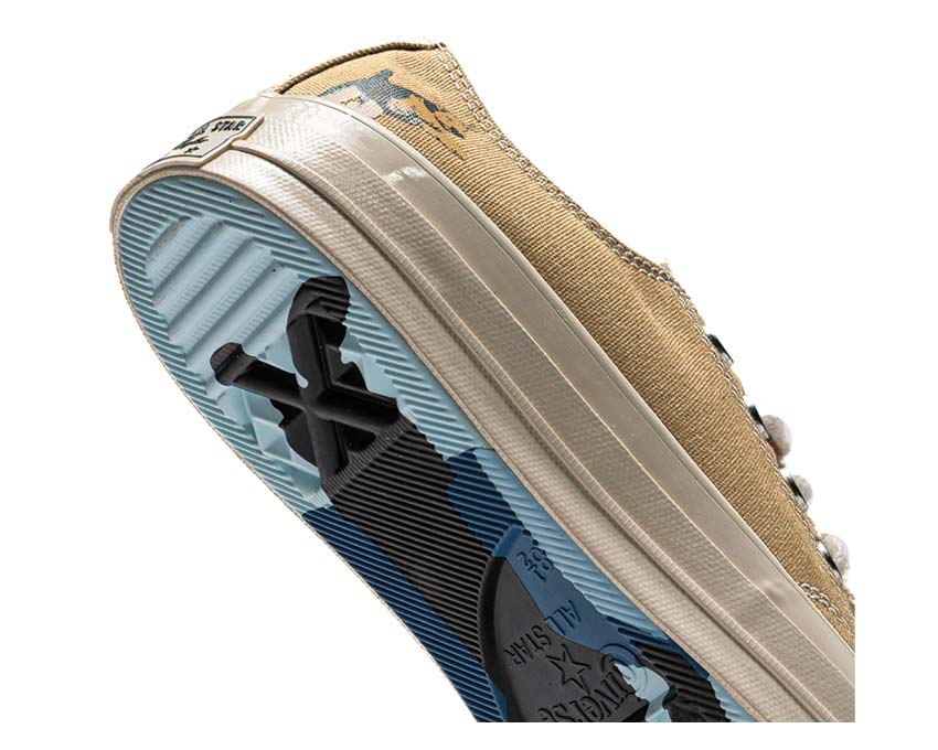 Converse Golf Le Fleur Chuck 70 OX Apricot Detail — Blumenstickereien