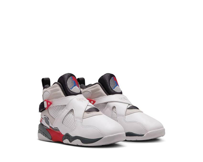 Air Jordan 8 Retro PS Bugs Bunny White/Black/True Red outsole — encapsulated Air-Sole cushioning kids