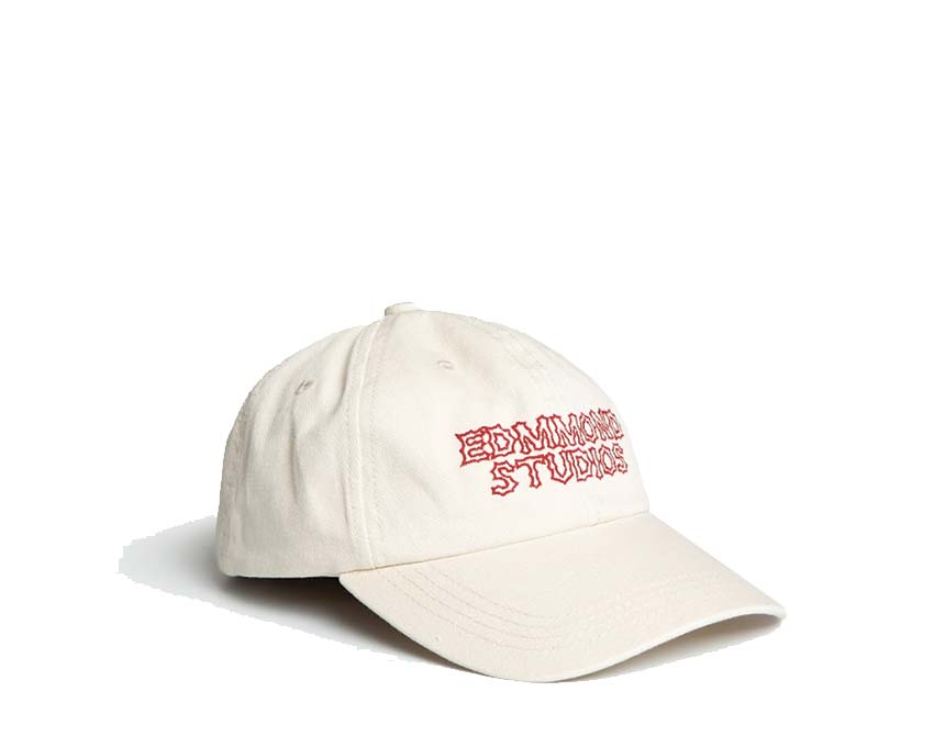 Edmmond Studios 10 Years Cap Off White vista laterale — profilo écru